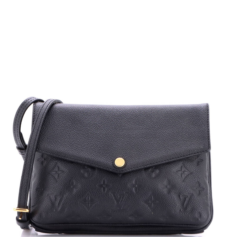 Louis Vuitton Twice Handbag Monogram Empreinte Leather
